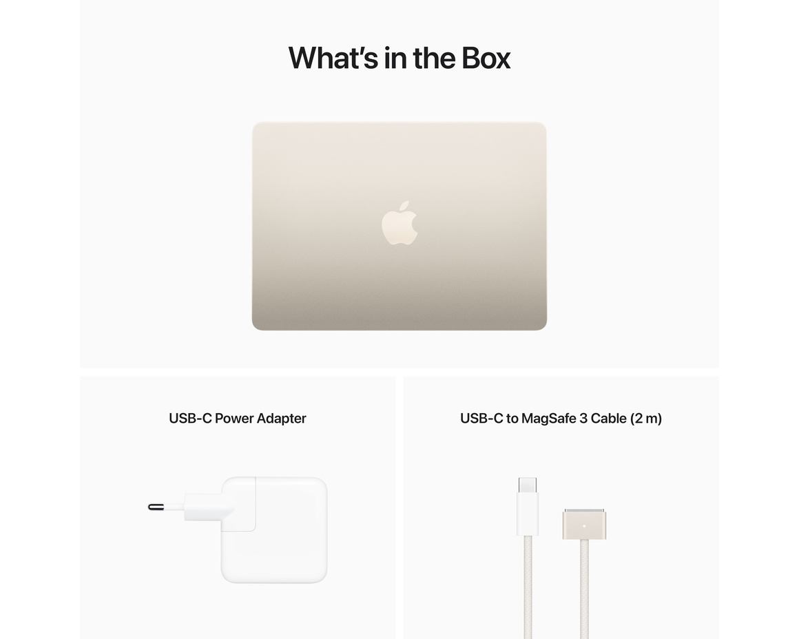 MacBook Air 13 M2 8-core CPU, 8-core GPU/16GB/256GB Stjärnglans