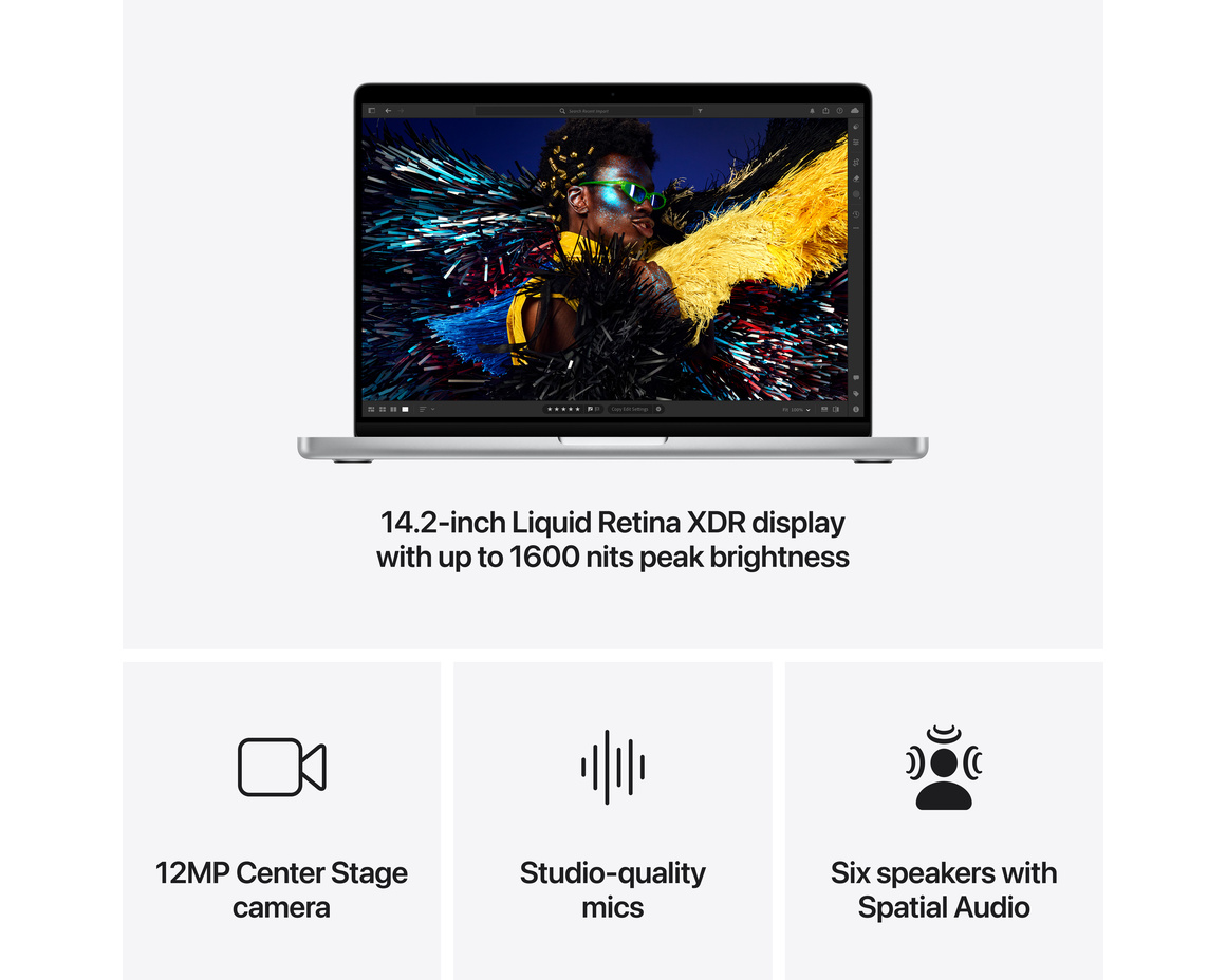 MacBook Pro 14 M4 Pro 12‑core CPU, 16‑core GPU/24GB/512GB SSD Silver