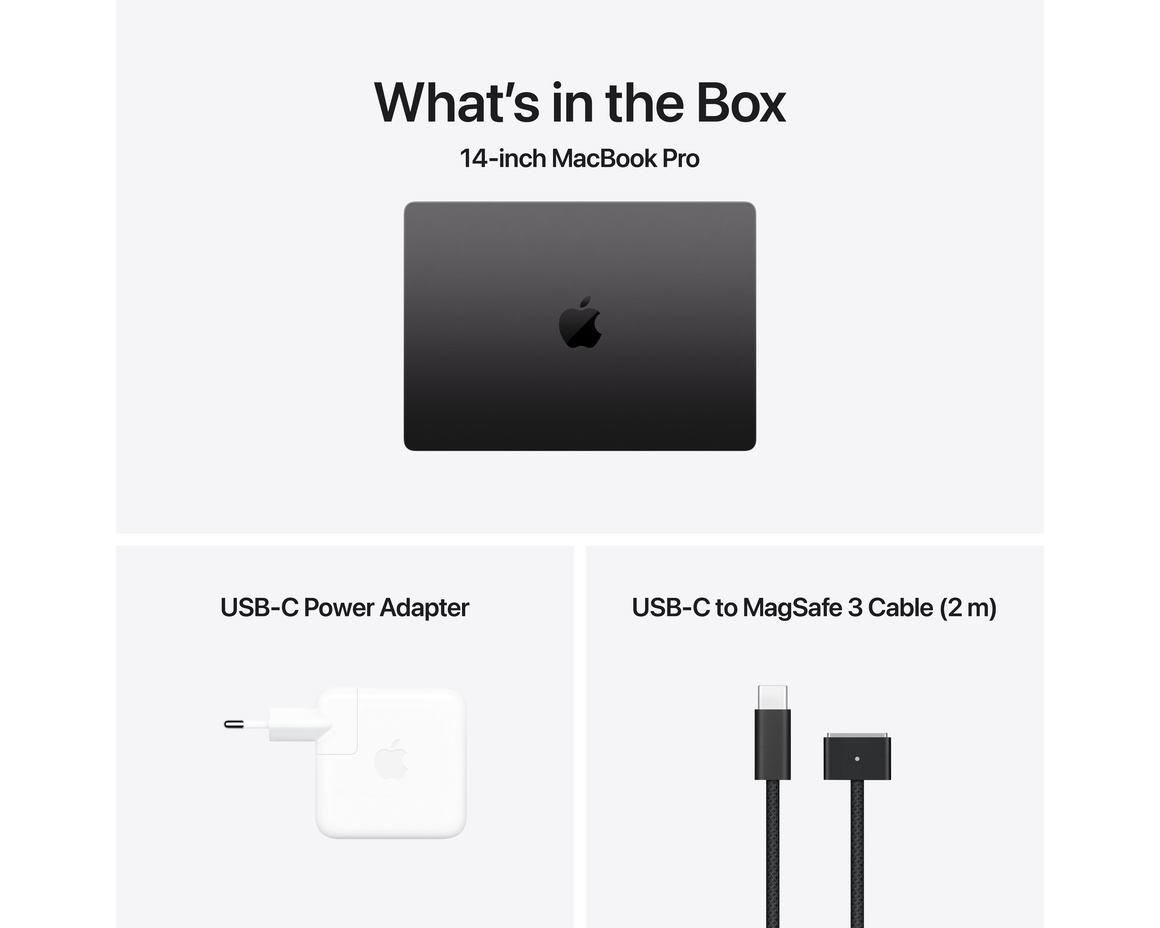 MacBook Pro 14 M4 Pro 14‑core CPU, 20‑core GPU/24GB/1TB SSD Rymdsvart