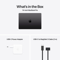 MacBook Pro 14 M4 Pro 14‑core CPU, 20‑core GPU/24GB/1TB SSD Rymdsvart