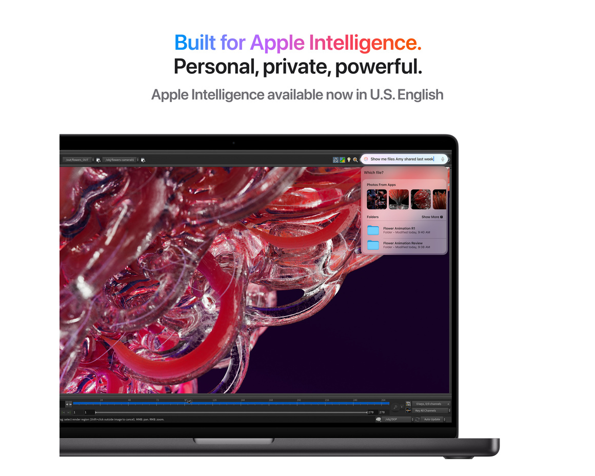 MacBook Pro 16 M4 Max 16‑core CPU, 40‑core GPU/48GB/1TB SSD Rymdsvart