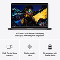 MacBook Pro 16 M4 Max 16‑core CPU, 40‑core GPU/48GB/1TB SSD Rymdsvart