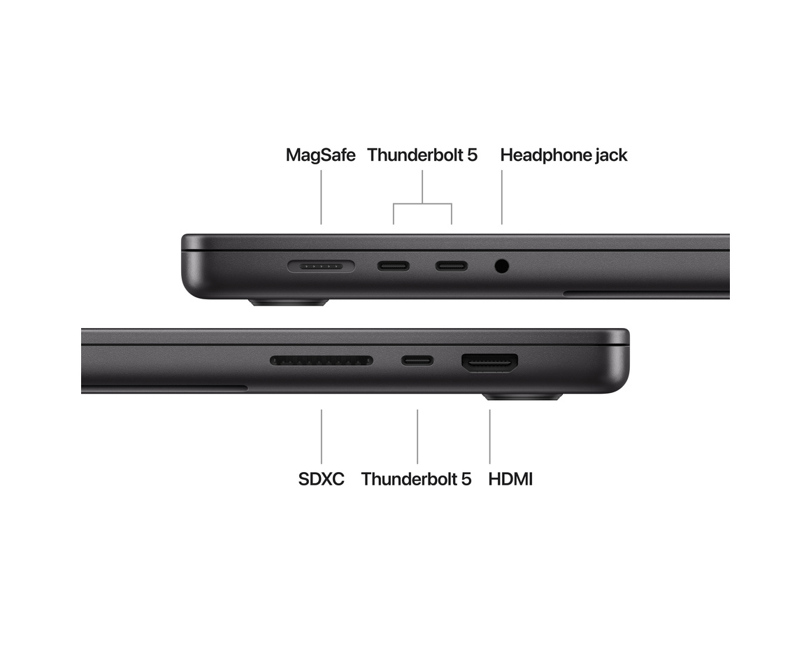 MacBook Pro 16 M4 Max 16‑core CPU, 40‑core GPU/48GB/1TB SSD Rymdsvart