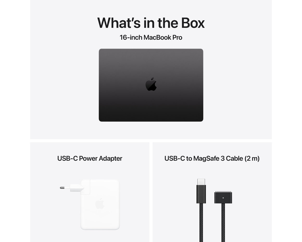 MacBook Pro 16 M4 Max 16‑core CPU, 40‑core GPU/48GB/1TB SSD Rymdsvart