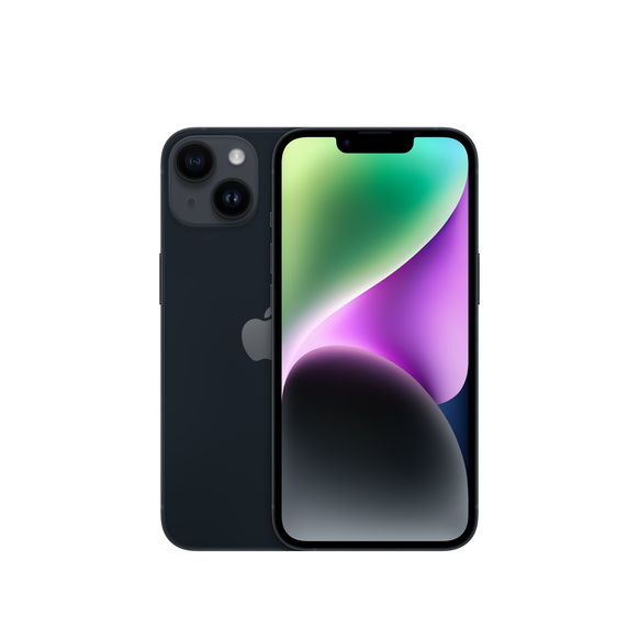 iPhone 14 256GB Midnatt - Gradering A (begagnad)