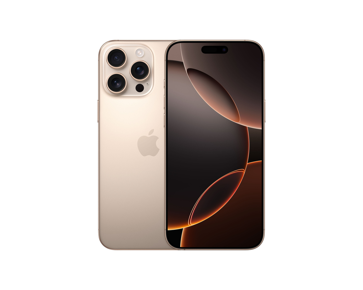 iPhone 16 Pro 256GB Sandfärgat Titan - Gradering A (begagnad)