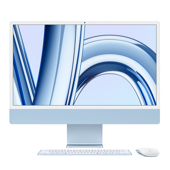 iMac 24 Retina 4.5K (2023) M3 8-core CPU, 10-core GPU/8GB/256GB SSD - Blå (begagnad)