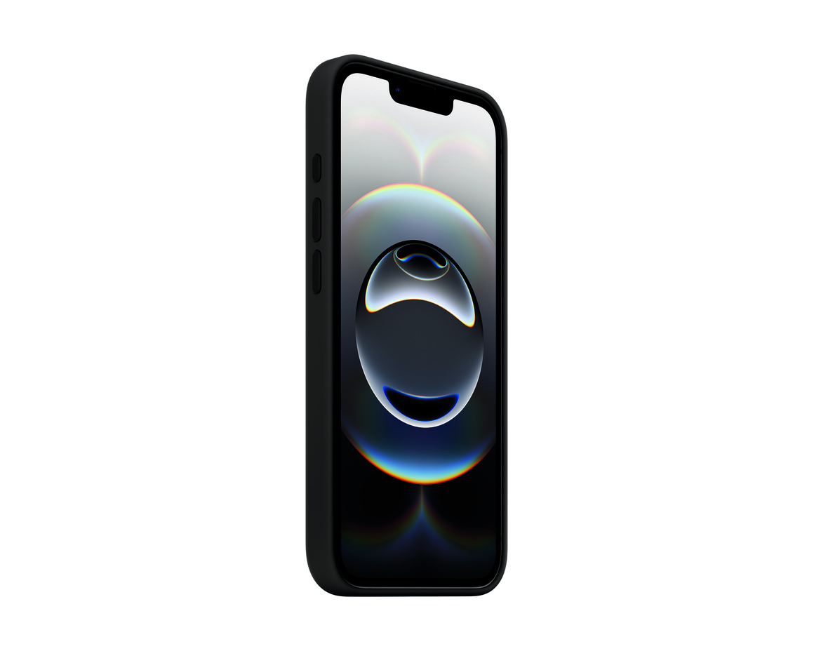 iPhone 16e Silikonskal Svart