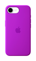 iPhone 16e Silikonskal Lila fuschia