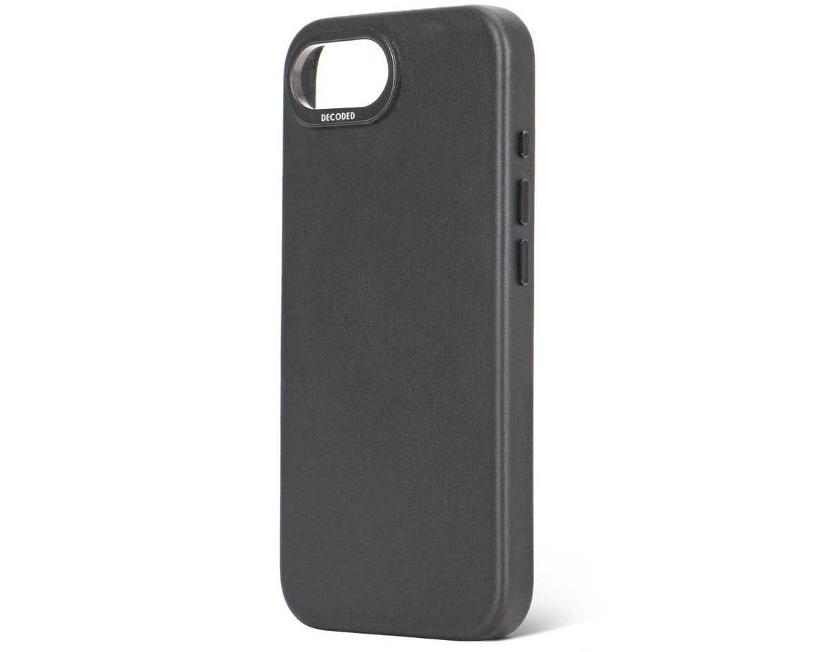 Decoded Leather Backcover till iPhone 16e Svart