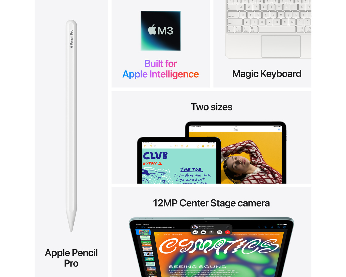 iPad Air 11 M3 Wi-Fi + Cellular 128GB - Lila