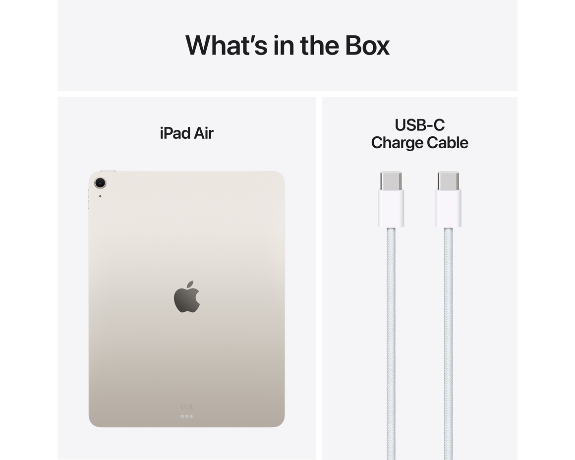 iPad Air 13 M3 Wi-Fi 128GB - Stjärnglans