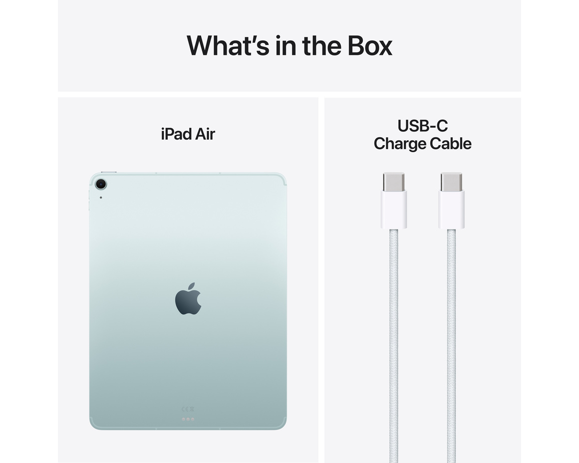 iPad Air 13 M3 Wi-Fi + Cellular 1TB - Blå