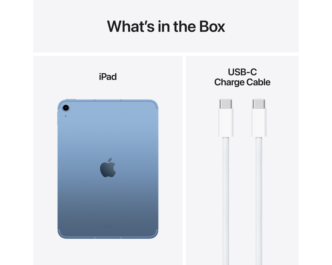 Apple iPad 11 (2025) Wi-Fi + Cellular 512GB - Blå