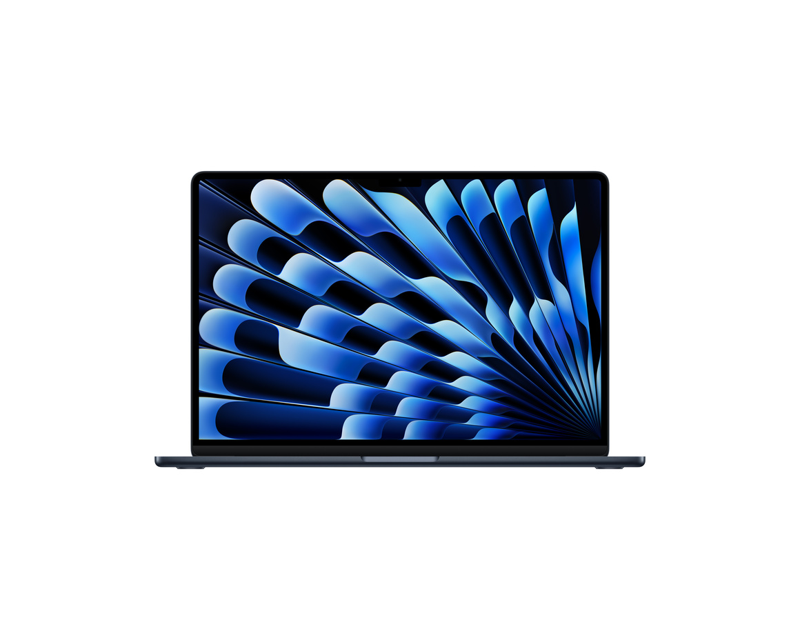 MacBook Air 15 M4 chip, 10-core CPU,10-core GPU/16GB/256GB SSD - Midnatt