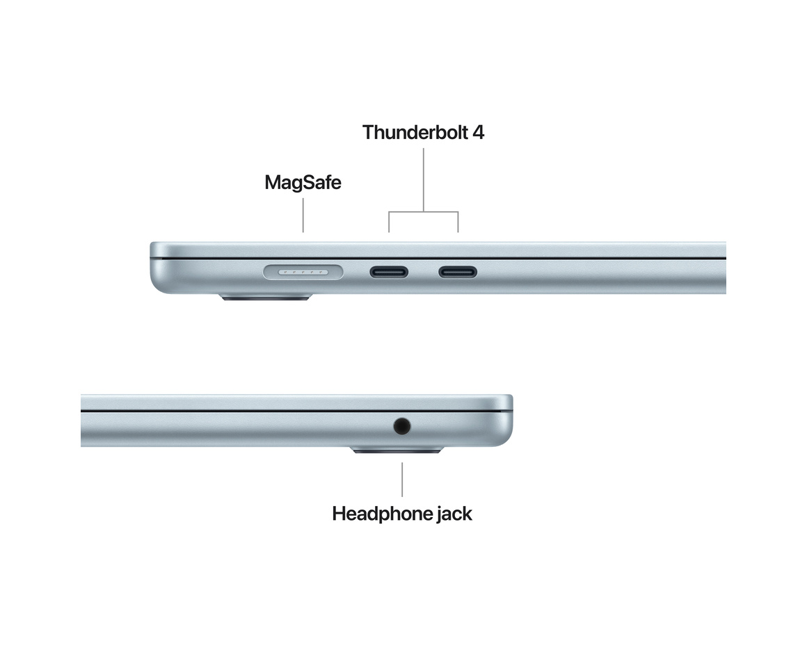 MacBook Air 15 M4 chip, 10-core CPU,10-core GPU/24GB/512GB SSD - Himmelsblå