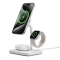 Cygnett ChargeBase 3-i-1 Qi2 Laddningsstation för iPhone, Apple Watch och AirPods Vit