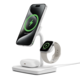 Cygnett ChargeBase 3-i-1 Qi2 Laddningsstation för iPhone, Apple Watch och AirPods Vit Cygnett ChargeBase 3-i-1 Qi2 Laddningsstation för iPhone, Apple Watch och AirPods Vit