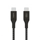 Belkin USB-C till USB-C 240w 2.0 PCR Flätad Kabel Svart 1 m Belkin USB-C till USB-C 240w 2.0 PCR Flätad Kabel Svart 1 m