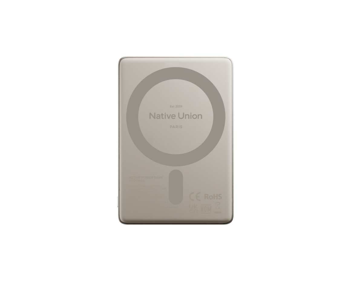 Native Union Active Power Bank 5000mAh Sandsten