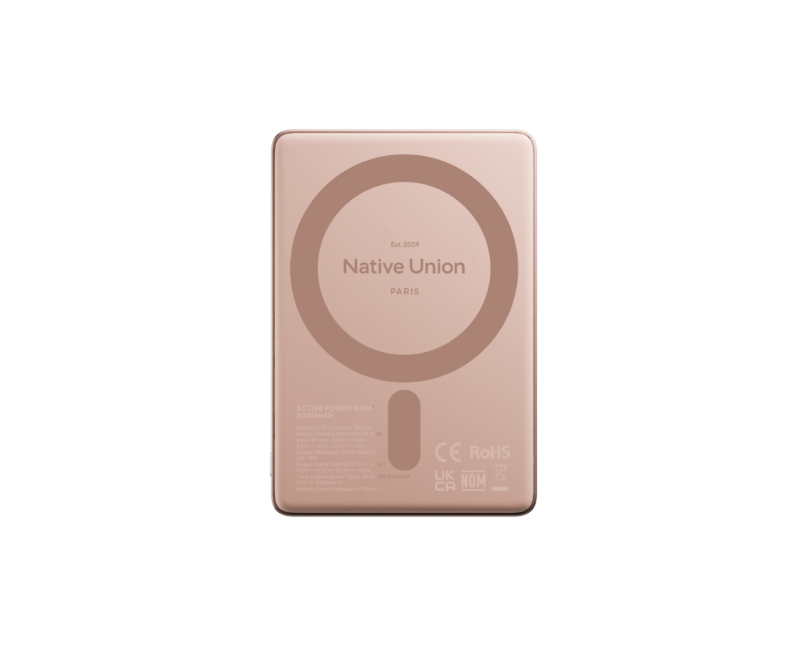 Native Union Active Power Bank 5000mAh Apricot Crush