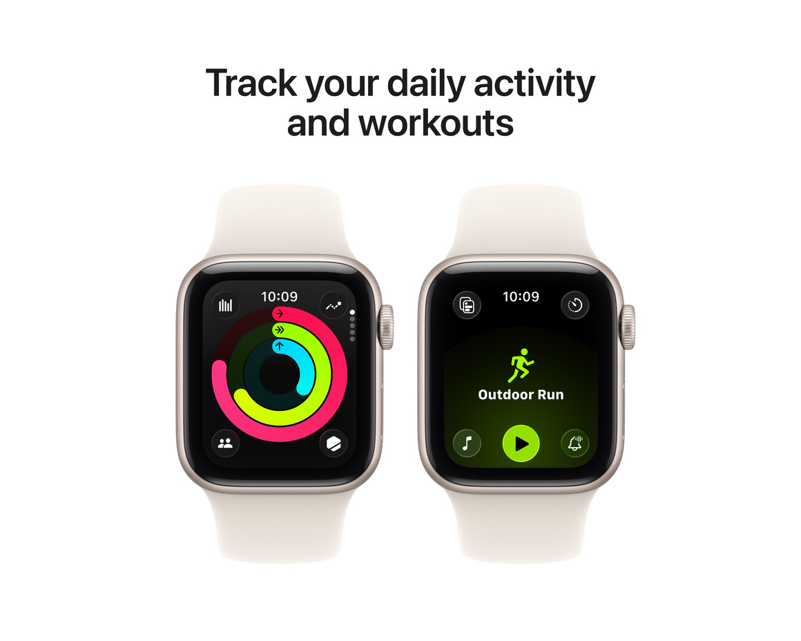 Apple Watch SE 3 Stjärnglans 40 mm GPS M/L