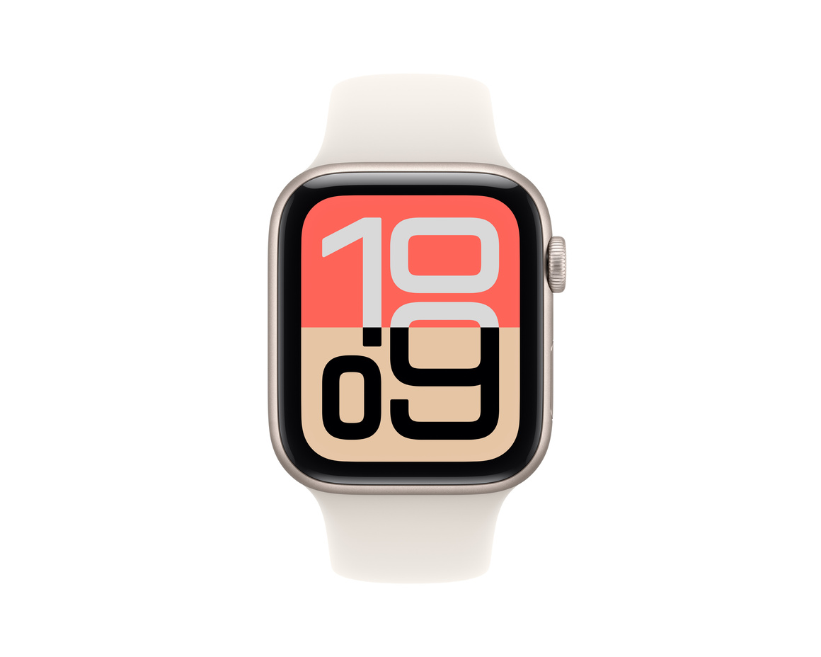 Apple Watch SE 3 Stjärnglans 44 mm GPS + Cellular M/L