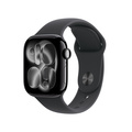 Apple Watch Series 11 Aluminium med Sportband Gagatsvart 42 mm GPS S/M