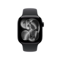 Apple Watch Series 11 Aluminium med Sportband Gagatsvart 42 mm GPS S/M