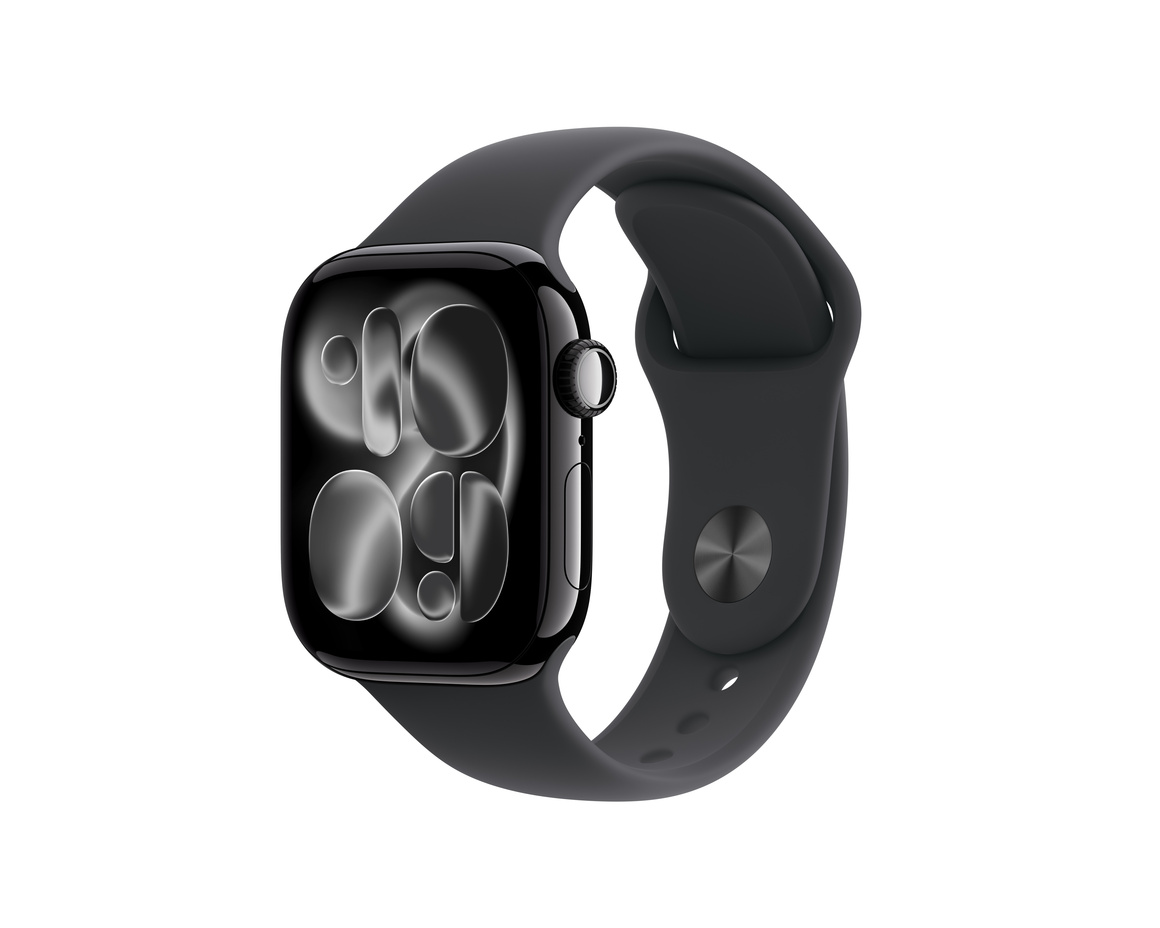 Apple Watch Series 11 Aluminium med Sportband Gagatsvart 42 mm GPS - Cellular M/L