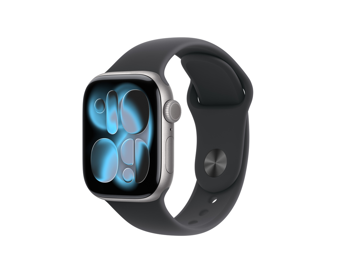 Apple Watch Series 11 Aluminium med Sportband Rymdgrå 46 mm GPS M/L