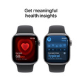Apple Watch Series 11 Aluminium med Sportband Rymdgrå 46 mm GPS M/L