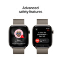 Apple Watch Series 11 Aluminium med Milanesisk Loop 46 mm Naturlig S/M