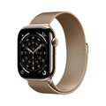 Apple Watch Series 11 Titan med Milanesisk Loop 46 mm Guld M/L