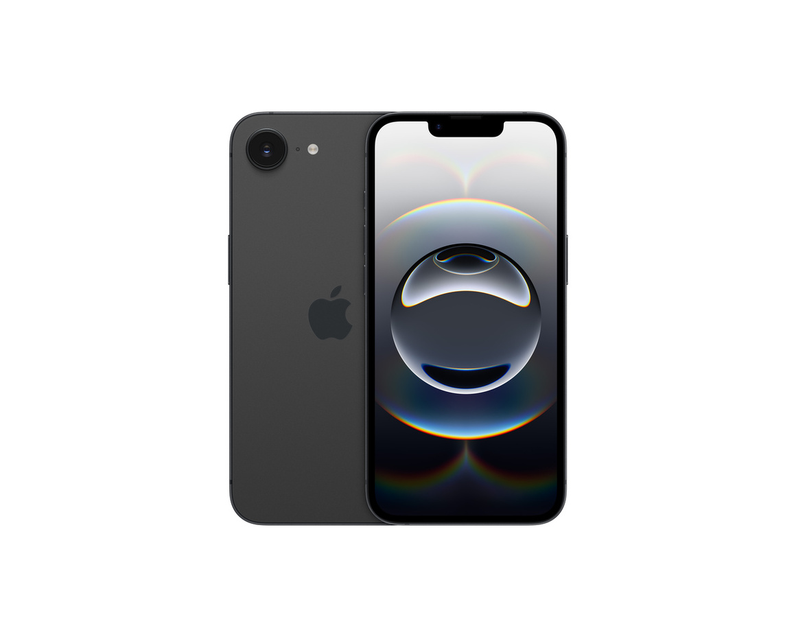 iPhone 16e 128GB Svart - Gradering A (begagnad)