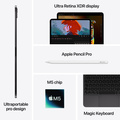 iPad Pro M5 13 tum Rymdsvart 256 GB Standardglas Wi-Fi