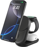 Belkin UltraCharge 3-i-1 hopfällbar magnetisk laddare med Qi2 25W Svart Belkin UltraCharge 3-i-1 hopfällbar magnetisk laddare med Qi2 25W Svart