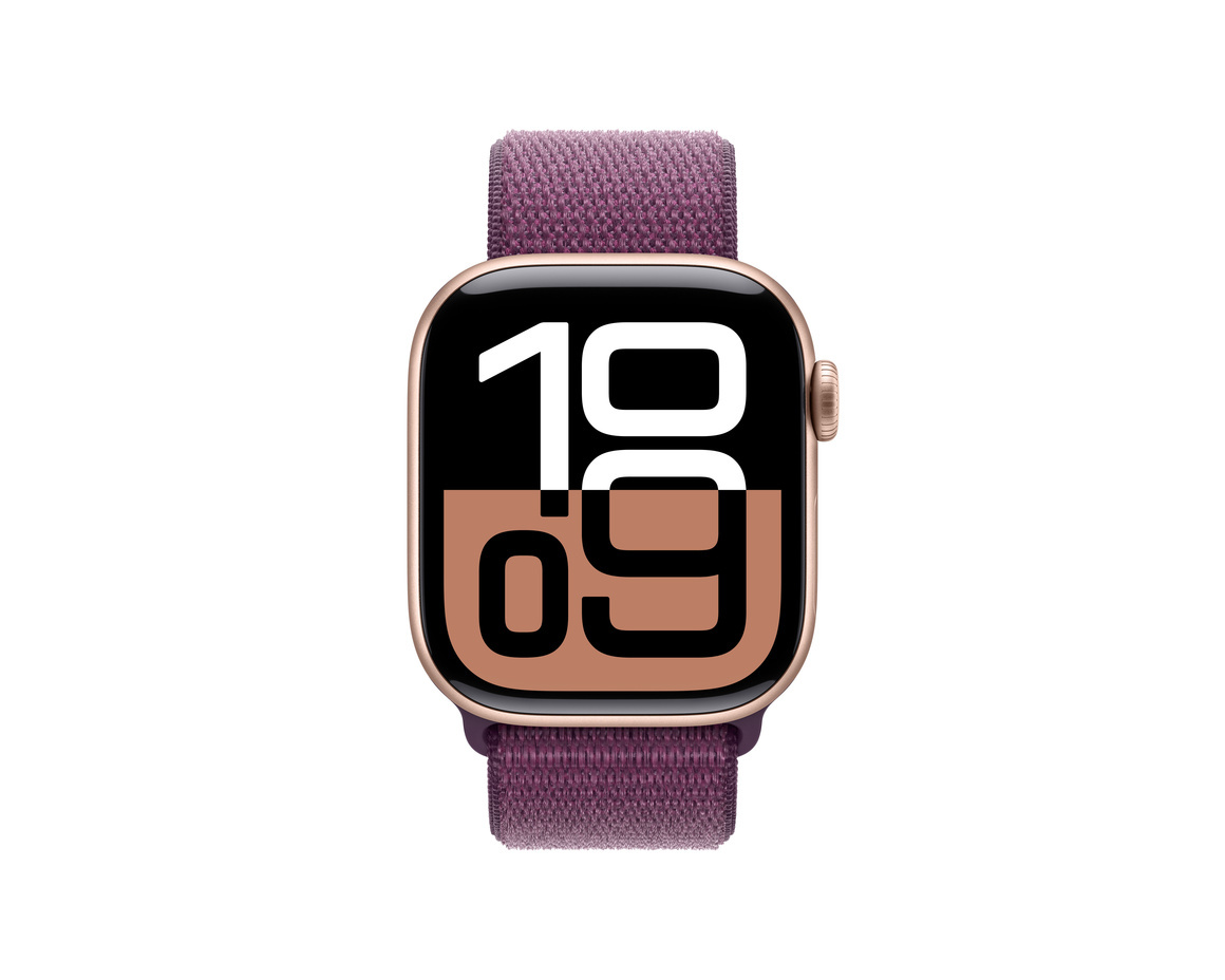 Apple Watch Series 10 GPS 42mm Roséguld Aluminiumboett - Gradering A (begagnad)