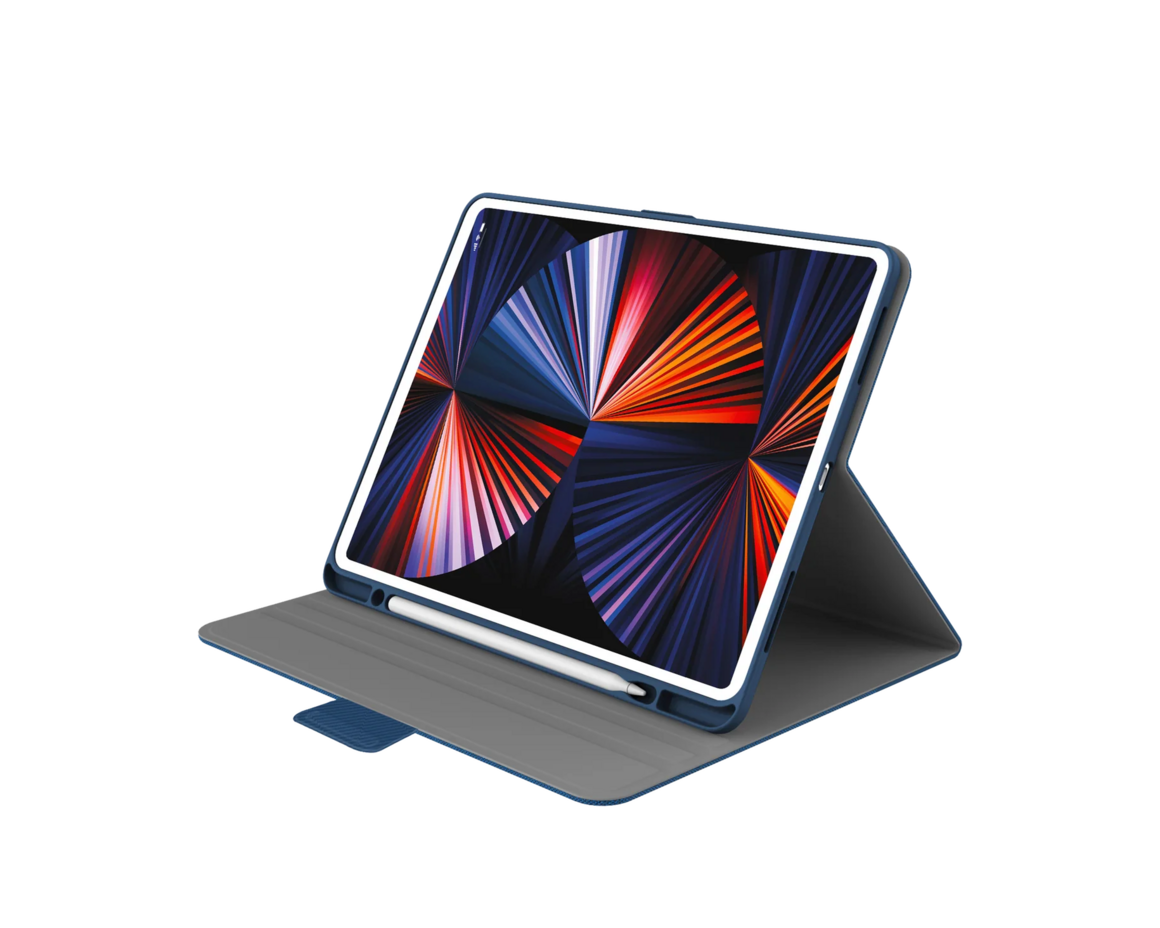 Cygnett TekView iPad Air 10.9” (2020/2022) & Pro 11” (2022/2021/2020/2018) – Air 11” (2024/2025) Marinblå/Blå