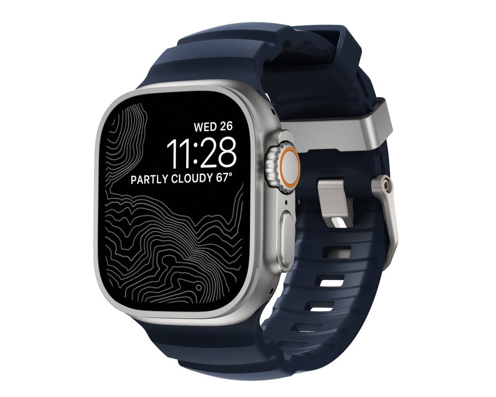 Nomad - Rocky Point Band - 46mm/49mm | Atlantic | Natural Hardware