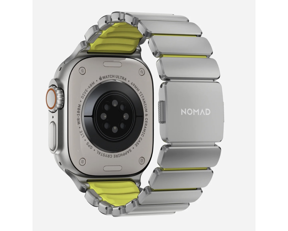 Nomad - Stratos Band - 49mm | Natural Titanium | Volt FKM