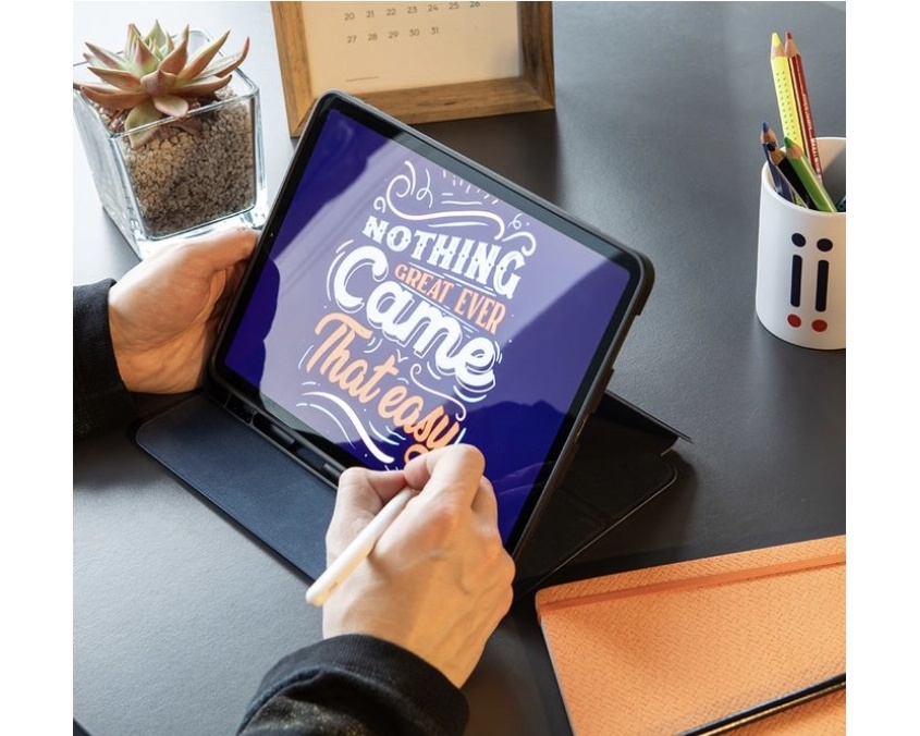 C&C - Elite skal för iPad 11 (2025) 10.9 10th Gen (2022) - Svart