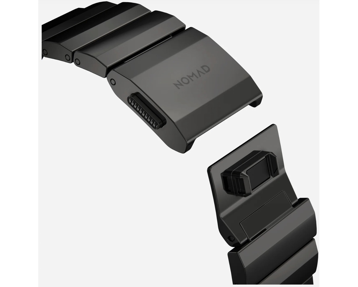 Nomad - Steel Band - 46mm/49mm | Graphite Hardware