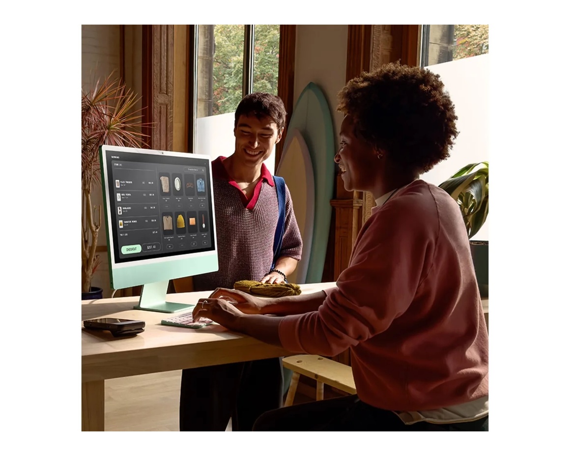 iMac 24 Retina 4.5K (2024) M4 8-core CPU, 8-core GPU/16GB/256GB SSD - Lila - (Standard)