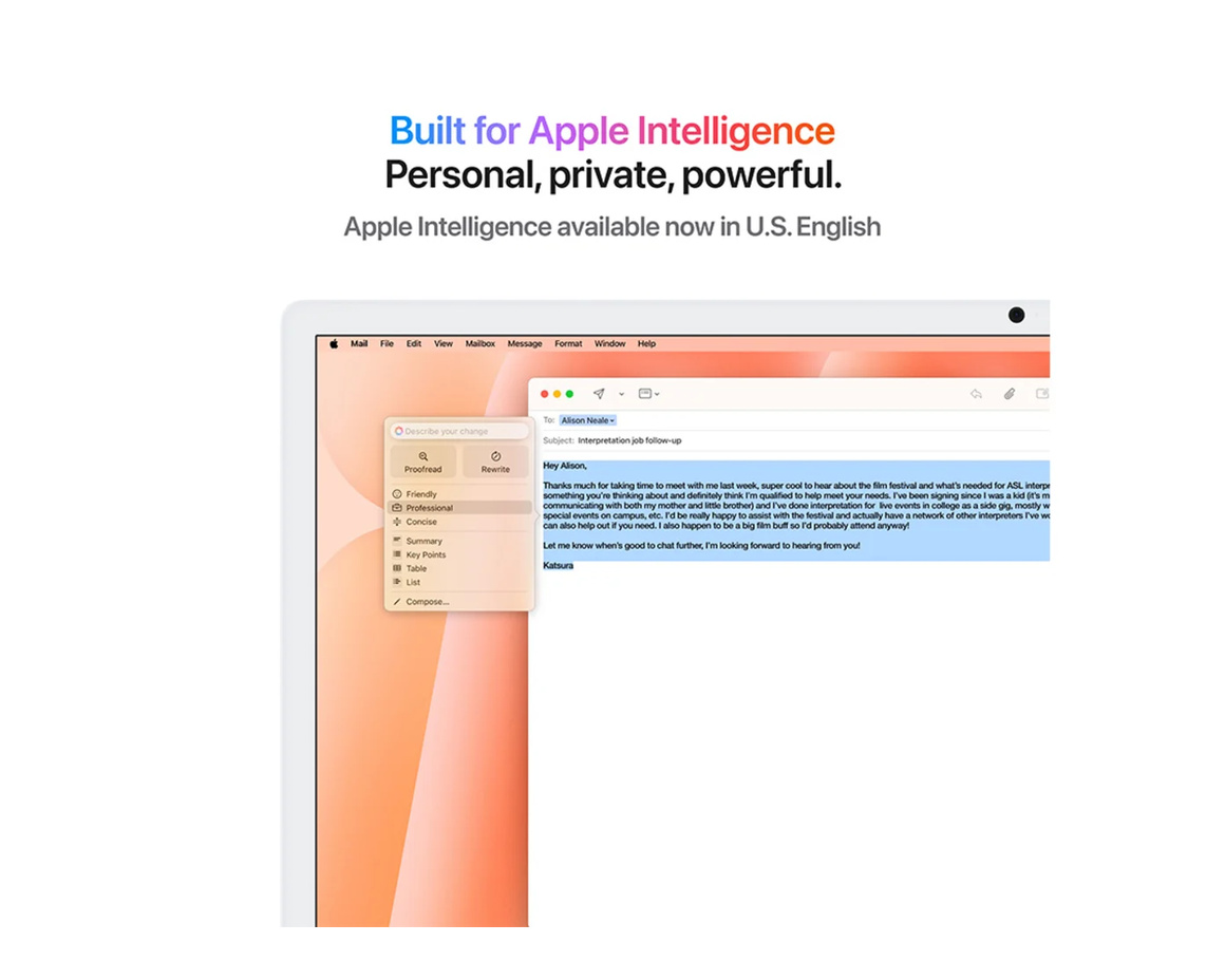 iMac 24 Retina 4.5K (2024) M4 10-core CPU, 10-core GPU/16GB/1TB SSD - Orange