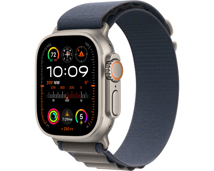Begagnad Apple Watch Ultra 2 GPS + Cellular, 49mm Titanboett - Gradering A