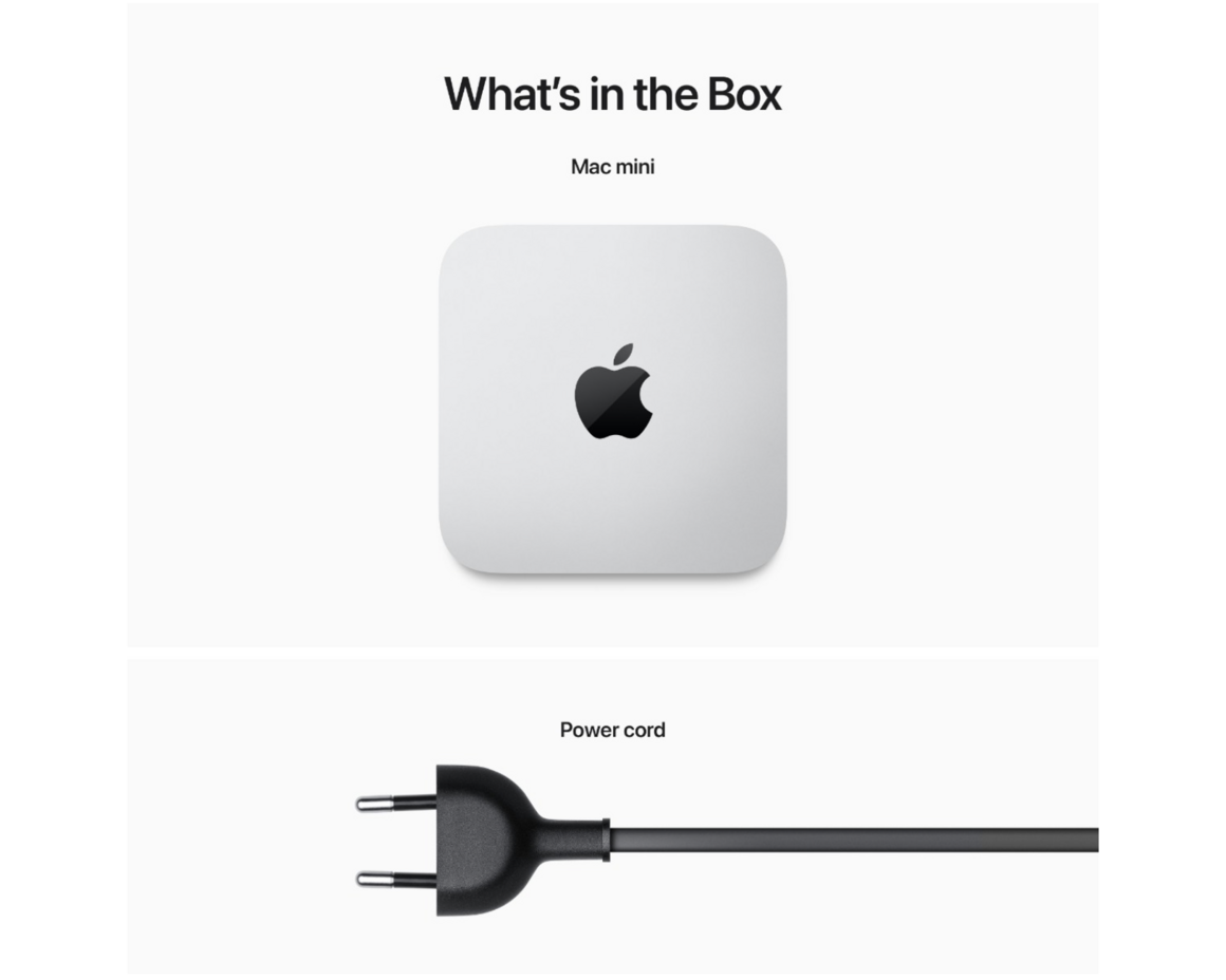 Mac mini M2 8-core CPU, 10-core GPU/8GB/256GB SSD