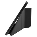 Pomologic - BookFold Clear till iPad 11(A16)/10,9 10th Gen - Clear/Svart