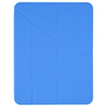 Pomologic - BookFold Clear till iPad Pro 13 (M4/M5) - Clear/Blå