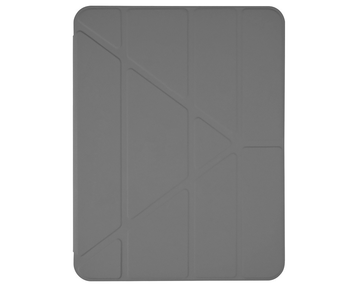 Pomologic - BookFold Clear till iPad Pro 13 (M4/M5) - Clear/Grå